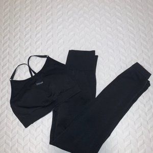 Gymshark High Waisted Flex Black Set